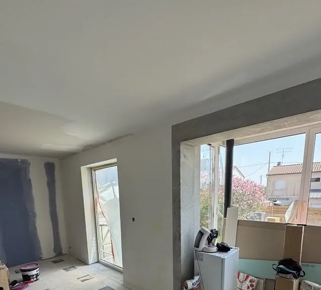 Finition enduit murs plafond lunion galisol