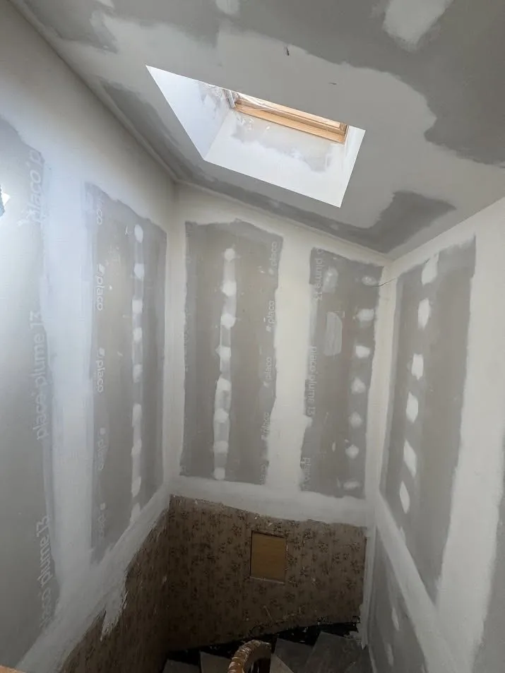 Platrerie plafond velux grisolles galisol